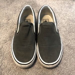 Grey Vans Slip On